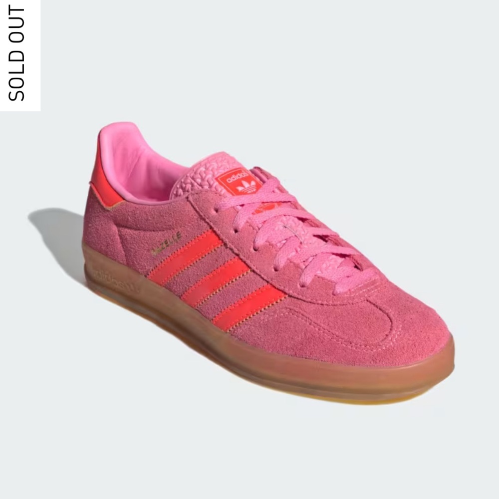 adidas Gazelle Pink Sneakers - Picture 2 of 16